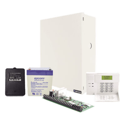Panel de alarma híbrido / 48 zonas / 3 particiones / teclado de mensaje fijo 6148SP / transformador 16 Vca VISTA48/6148TB HONEYWELL HOME RESIDEO