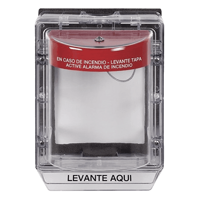 Cubierta Protectora de Policarbonato / Bocina 95-105 dB / Montaje Empotrado / IP54 / ADA / 158x127x132 mm (6.2x5.0x5.2 in) STI-1155-ES STI