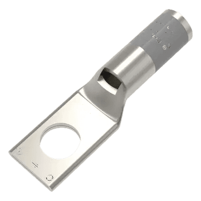 Terminal de Compresión / Ojo 1/4" / Calibre 14 AWG / Barril Estándar / Cobre Galvanizado HUB-YA-4CL HUBBELL BURNDY