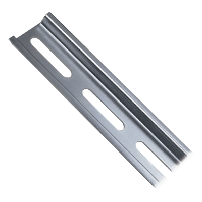 Riel DIN / 35 mm ranurado / 2 m (6.56 ft) / Acero cromo-zinc laminado en frío SYSRD2M SYSCOM PARTS