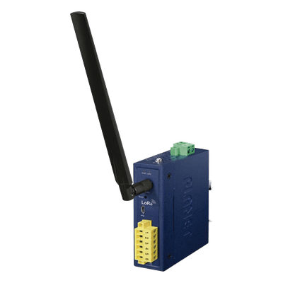 Controlador de Nodo Industrial / LoRaWAN Clase C / 2 E/S Digitales / IP30 / -40 a 75°C / 9-48 VDC y 24 VAC LN1140 PLANET