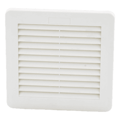 Respirador con Filtro para Gabinete / Filtro G4 Eficiencia 94% / IP54 / Aluminio / -40°C a +70°C / Montaje por Clips / 125 x 125 mm NTLSF150 LINKEDPRO BY EPCOM