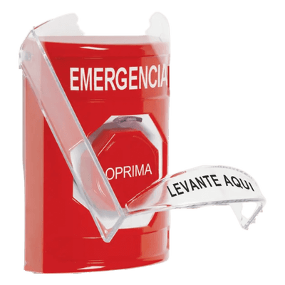 Botón Multipropósito / Superficie / Policarbonato / Pre-Alarma / -40 a 121°C / 10A@250VAC / Interior / Español SS20A2EM-ES STI
