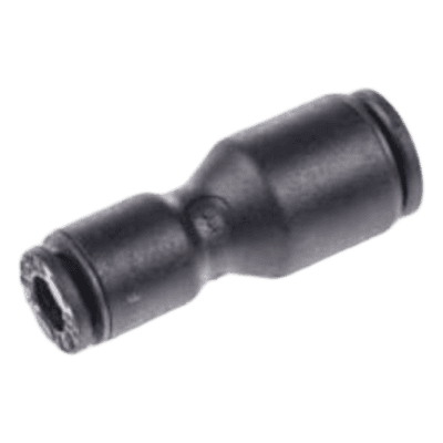 Reductor de tubo microbore / 6 mm a 4 mm / Polietileno alta calidad / UL 1820 Plenum / 10 piezas
