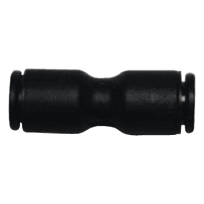 Conector recto / 4 mm OD x 2.5 mm ID / Paquete 10 pzas / Polietileno / Plenum / UL 1820