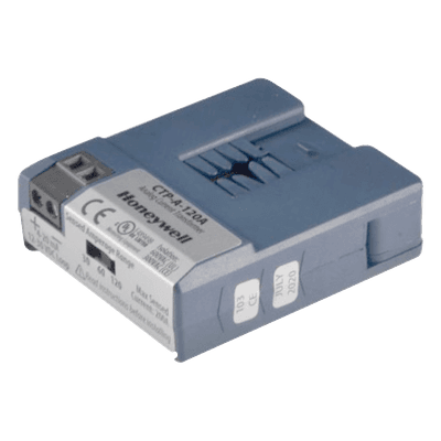 Transductor de Corriente de Núcleo Dividido / Salida 4-20 mA / Rangos Seleccionables 30/60/120 A / Alimentación por Bucle 12-30 VDC / Montaje en Riel DIN CTP-A-120A HONEYWELL BMS