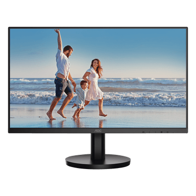 Monitor LED de 23.8" VESA, Resolución 1920 x 1080 Pixeles, Entradas de Video VGA/HDMI. Panel VA LCD Backlight LED. Ultra Delgado 24B3HM AOC
