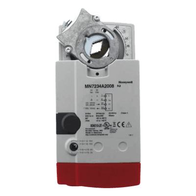 Actuador de acople directo / Sin retorno de resorte / Control modulante 24 Vac / 34 N·m (300 lb-in) / Retroalimentación 2-10 Vdc MN7234A2008 HONEYWELL BMS