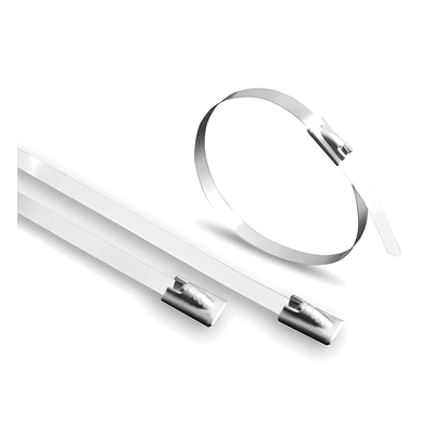 Cincho de Acero Inoxidable / 4.6 x 360 mm / Rango -80°C a +150°C / 100 piezas / 1.18 x 14.17 pulgadas TH-360-INOX THORSMAN