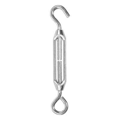 Tensor Gancho con Armella / 7/32" x 6" (3/8") / Acero Zincado / 24.90 kg Capacidad TH-TGARM7/32X6 THORSMAN