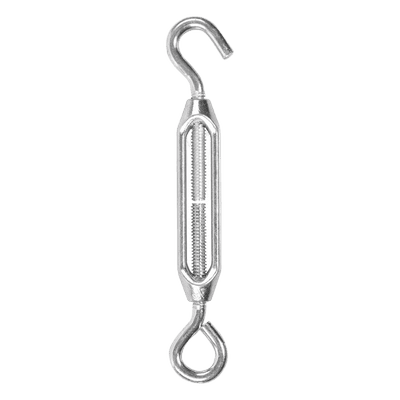 Tensor Gancho con Armella / 1/4" x 7" / 3/8" / 40.8 kg / Acero Zincado / 0.58 ft TH-TGARM1/4X7 THORSMAN