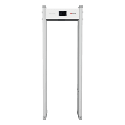 Arco Detector de Metales de 18 Zonas con Pantalla LCD de 7" / Conteo de personas y Alarmas / Ajuste de Sensibilidad e Interferencias ISD-SMG1118L HIKVISION