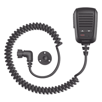 Micrófono de Mano VHF / Conector 12 Pines / Navegación de Canales / Acceso Emergencia 16/9 / Diseño Ergonómico 10-12506-00 GARMIN