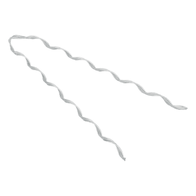 Remate Preformado para Fibra Óptica / Acero Galvanizado / Diámetro 5.5 - 6.5 mm / Span 80 m (262.5 ft) / Longitud 300 mm / Identificador Rojo