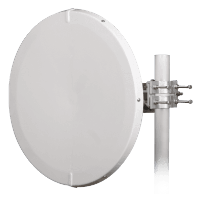 Antena Parabólica Direccional MIMO / 30.5 ± 1 dBi / 5.9-7.125 GHz / Plato Profundo 2 ft / Dual Polarización / RP-SMA (x2) / F/B Ratio ≥ 45 dB JRMD-680-6-MIMO JIROUS