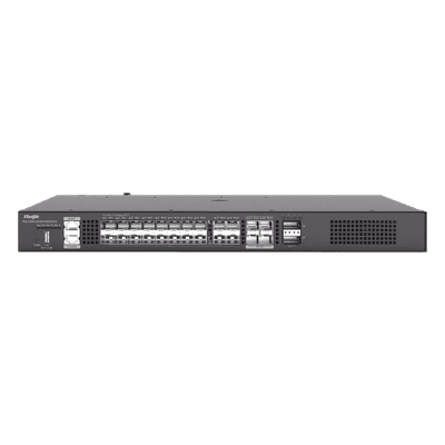 Switch Core Distribuidor / 20 Puertos SFP+ 10G / 4 Puertos SFP28 25G / 2 Puertos QSFP+ 40G / Fuentes de Poder Redundantes Opcionales RG-CS86-20XS4VS2QXS-D RUIJIE