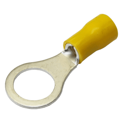 Terminal Tipo Ojo / 3/16" / Calibre 12-10 AWG / Amarillo / Paquete 25 Piezas AE34854 EPCOM POWERLINE