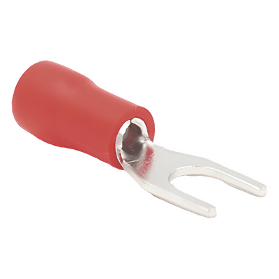 Terminal tipo horquilla aislada / 22-16 AWG / Rojo / 25 piezas / 0.79 x 0.41 x 0.24 in RA1147 EPCOM POWERLINE