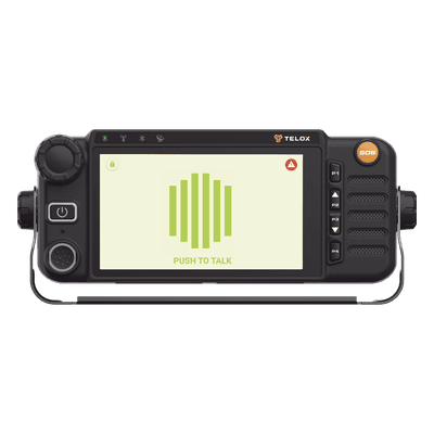 Radio PoC Móvil / Pantalla IPS 5 Pulgadas / 4G LTE Multi-Banda / IP54 / Audio Estéreo 5 W / Procesador Quad-Core 1.5 GHz M6L TELOX