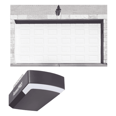 Kit Puerta de Garage / 20 x 7 Pies (6.10 x 2.13 m) / Inyectada en Poliuretano / Aislada / Motor DC 1/2 HP / Wi-Fi / 50 Controles KIT-GAR207SC ACCESSPRO