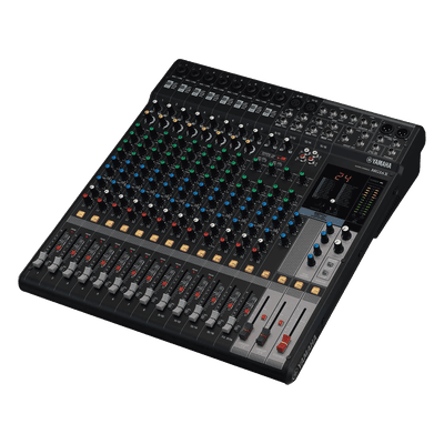 Mezcladora de Audio Analógica / 16 Canales / 10 Entradas de Micrófono / 4 Buses Auxiliares / Efectos SPX 24 Programas / Chasis Metálico MG16XCV YAMAHA