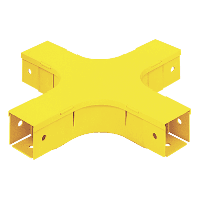 Accesorio de Canalización / 4 Vías Horizontal / 90° / Radio de Curvatura 50.8 mm (2 pulg) / 308.9 mm (12.2 in) / Amarillo FFWC2X2LYL PANDUIT