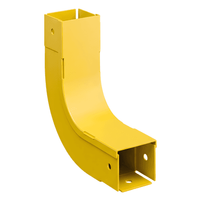 Bajada Vertical Interior 90° / Radio de Curvatura 50.8 mm / Altura 176.3 mm / Canaleta 2x2 / PC/ABS / Amarillo FIVRA2X2LYL PANDUIT