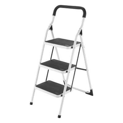 Escalera plegable tipo taburete / Acero / 160 kg / 1.2 - 2.1 m (3.9 - 6.9 ft) / 1.13 m (3.7 ft) SYS-ETT-3 SURTEK