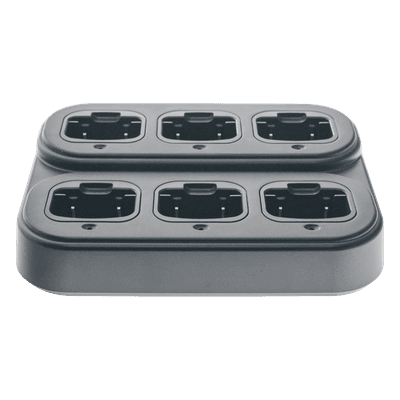 Cargador Múltiple / 6 Espacios / 110-220 VCA a 12 VCD / 0°C a 45°C / 0-95% RH TX680MULTCHRGR TXPRO