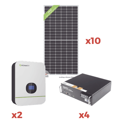 Kit de Energía Solar / Minisplit 220VCA / 2000W / 10 Horas Autonomía / 550W Fotovoltaico / 48V 416Ah Litio KITAMIN220 EPCOM POWERLINE
