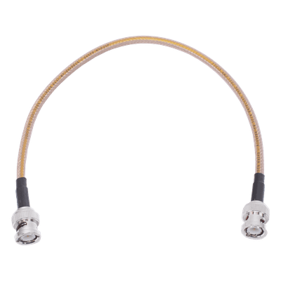 Jumper Coaxial / 30.5 cm (1 pie) / Cable LP142 / BNC Macho a BNC Macho / 50 Ω