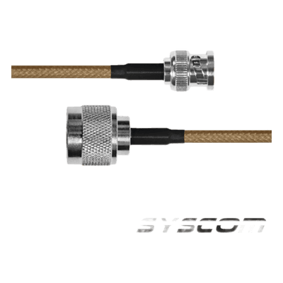 Jumper Coaxial / BNC Macho a N Macho / Cable LP142 / 60 cm (1.97 ft) SBNC142KN60 EPCOM INDUSTRIAL
