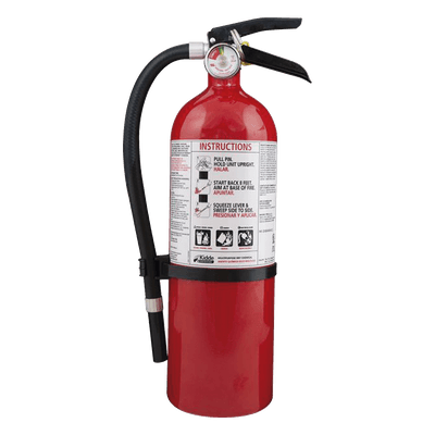 Extintor desechable / Living Area / Polvo químico ABC / 4 lb / UL 2-A,10-B:C / Colgador de pared / Paquete 4 FX210R KIDDE