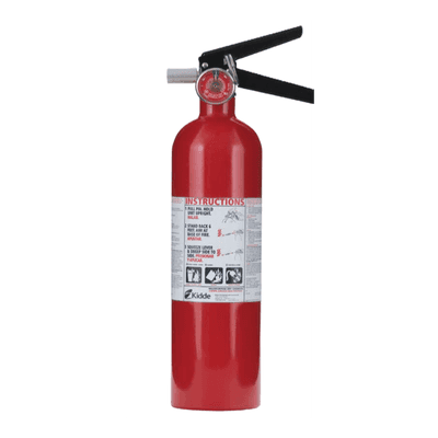 Extintor recargable / polvo químico seco multipropósito / UL 1-A,10-B:C / 2.6 lb / soporte de pared / paquete de 6 PRO2.5MP KIDDE