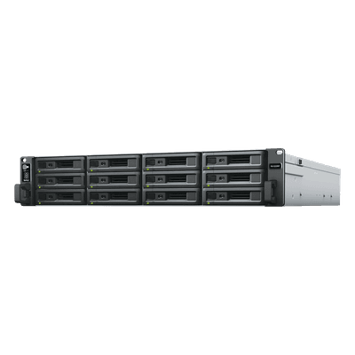 Unidad de Expansión NAS / 12 Bahías SATA / HDD SSD 3.5" o 2.5" / Fuente Redundante / Plug-and-Play / Alta Disponibilidad RX1223RP SYNOLOGY