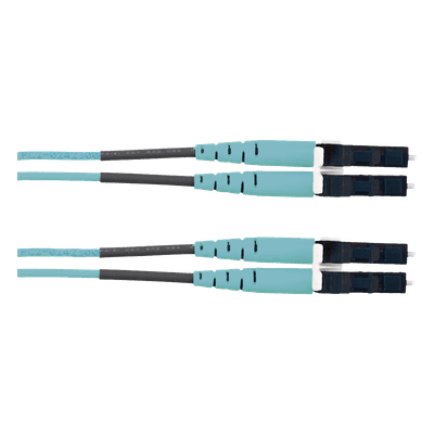 Jumper de Fibra Óptica / Multimodo OM3 50/125 / LC-LC Dúplex / LSZH / 2 m (6.56 ft) / Aqua FX2ELLNLNSNM002 PANDUIT