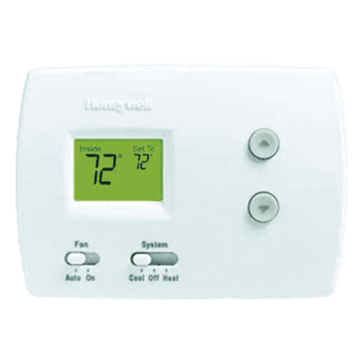 Termostato digital no programable / Serie Pro 3000 / 1H-1C convencional o bomba de calor / 20-30 Vac o 750 mV / Respaldo AA / 97x137x32 mm TH3110D1008/U HONEYWELL HOME RESIDEO