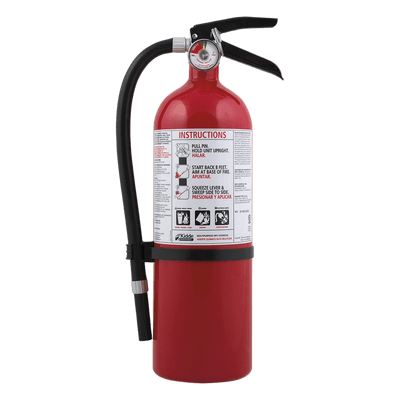 Extintor desechable / Polvo químico seco multipropósito / 5.5 lb / Clase A-B-C / UL 3-A:40-B:C / Talleres y garajes FX340GW-1 KIDDE