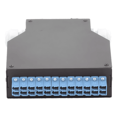 Distribuidor de Fibra Óptica / Riel DIN / 12 Acopladores LC/UPC Duplex / Monomodo / 24 Fusiones / 4 x 12.6 x 14.2 cm (1.57 x 4.96 x 5.59 in) LP-RDLCUSM LINKEDPRO BY EPCOM