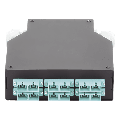 Distribuidor de Fibra Óptica / Riel DIN / 6 Acopladores SC/UPC / Multimodo / 24 Fusiones / 0.13 x 0.41 x 0.47 ft LP-RDSCUMM LINKEDPRO BY EPCOM
