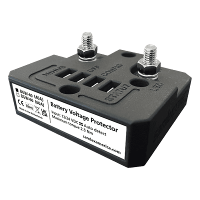Protector de Baterías / 12/24 VCD Automático / 40 A Continuos / IP66 / Caída de Voltaje 40 mV BGW40 SAMLEX