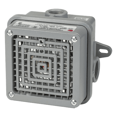 Bocina para ambientes peligrosos / 240 VCA / 110 dBA @ 1 m / IP69K / UL-CSA Clase I Div 2 / 115x115x93 mm / 4.5x4.5x3.7 in 350WBX-240 FEDERAL SIGNAL INDUSTRIAL