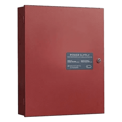 Fuente de Poder Remota / 6 A / 24 Vcc / Cargador de Batería / 5 Circuitos de Salida / Gabinete Rojo HPF-PS6 HONEYWELL