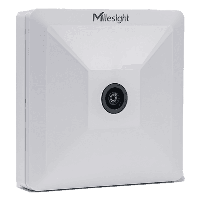 Sensor LoRaWAN de Presencia y Conteo / Precisión 98% / Área 126 m² (1356.3 ft²) / IA con Aprendizaje Profundo / Detección de Trayectorias en U VS121-915M MILESIGHT