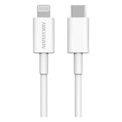 Cable USB-C a Lightning / MFi Certificado / 1 Metro (3.28 Pies) / Carga Rápida 3 Amp / 60 Watts / Transferencia 480 Mbps / TPE y ABS HS-HUB-CBC2L HIKVISION