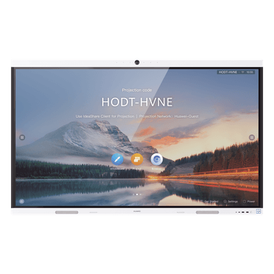 HUAWEI IdeaHub B2, Pantalla interactiva para Colaboración Inteligente, 86", 4K UHD, Android 9, Wi-Fi, blanco Jade. IHB286PU HUAWEI
