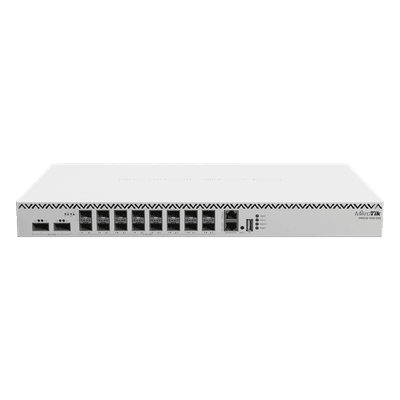 Cloud Router Switch / 16x SFP28 25 Gbps / 2x QSFP28 100 Gbps / 1.2 Tbps Switching / Hot-Swap Redundante CRS518-16XS-2XQ-RM MIKROTIK