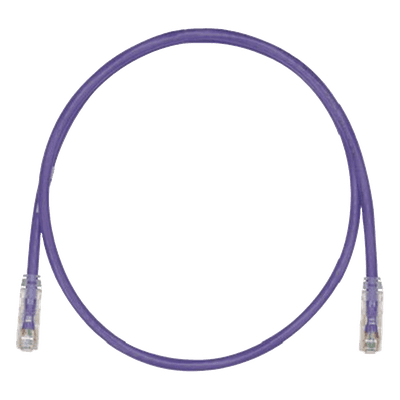 Cable de Parcheo UTP Cat6 / 24 AWG / CM / 8 m (26.25 ft) / PoE Tipo 3 y 4 / Violeta UTPSP8MVLY PANDUIT