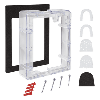 Espaciador de conducto transparente / 1/2" y 3/4" pulgadas / Con juntas impermeables / Para serie Stopper II STI-3104 STI
