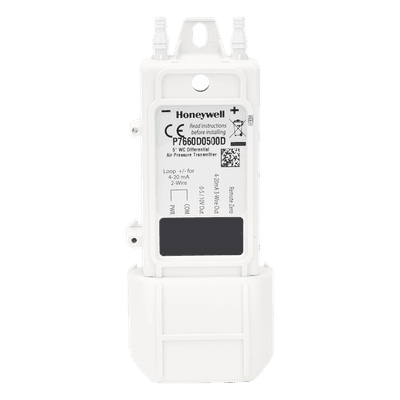 Sensor de presión diferencial / 4 rangos 0.1-5 in W.C. / Salida universal 4-20 mA, 0-5/0-10 Vdc / Pantalla LCD / Sonda incluida P7660D0500D HONEYWELL BMS